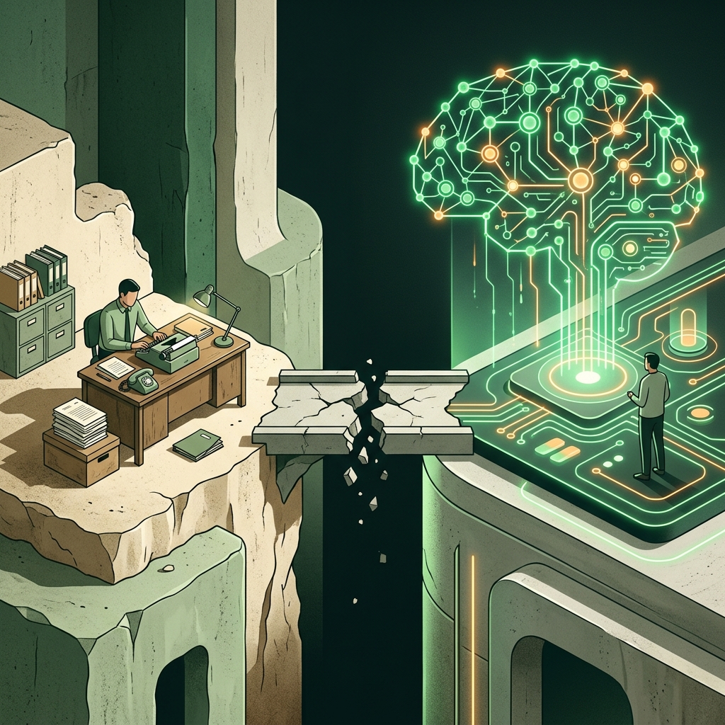 AI implementation gap in small business